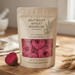 Beetroot noodles